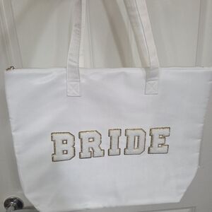 White Bride Tote Bag